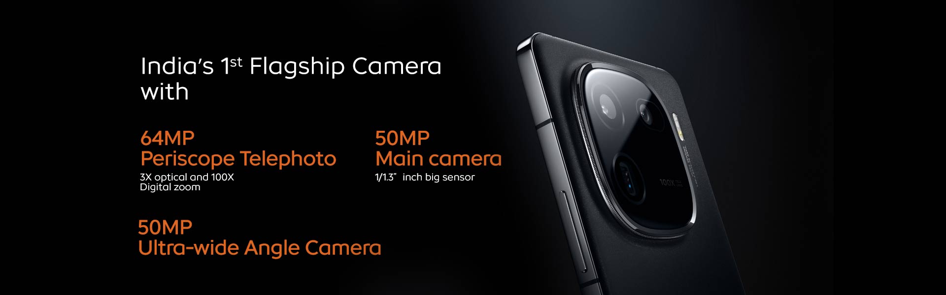 64 MP Periscope Telephoto