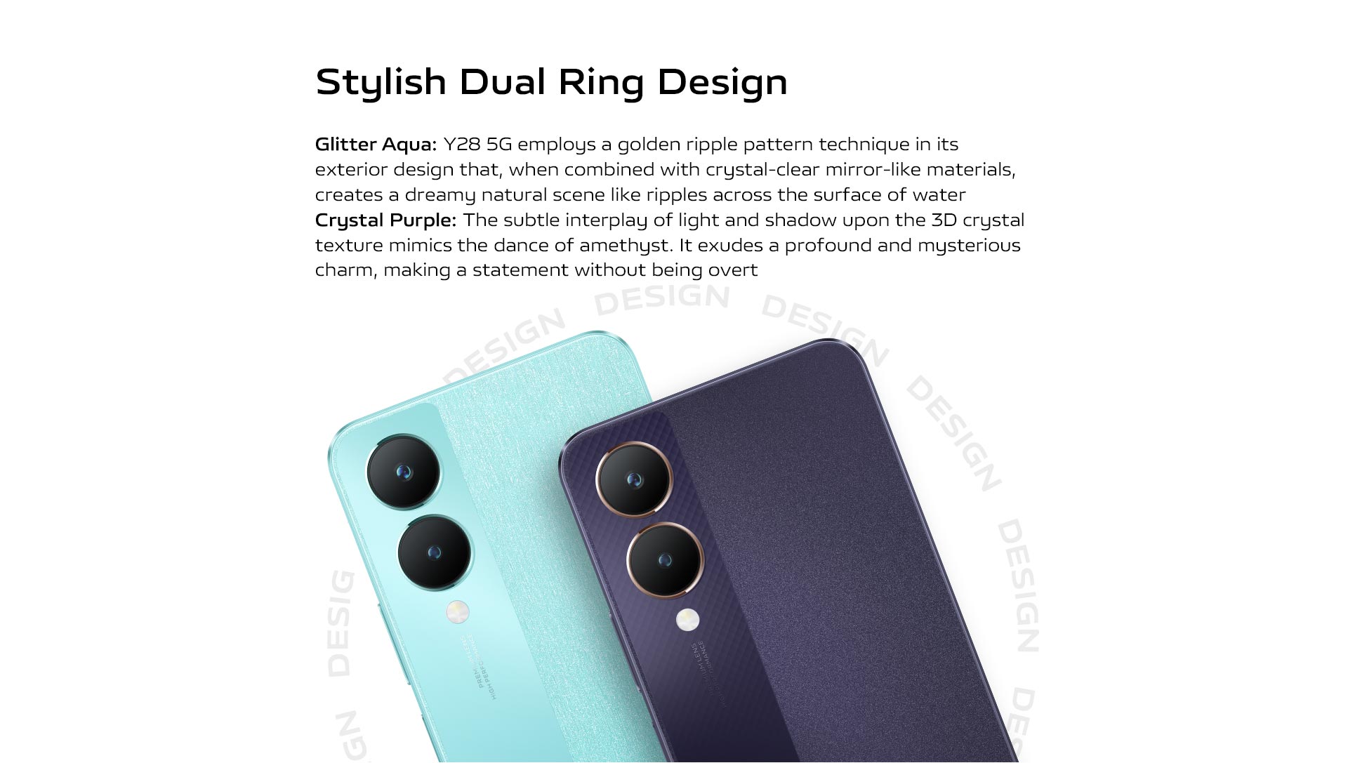 Glitter Aqua | Crystal Purple