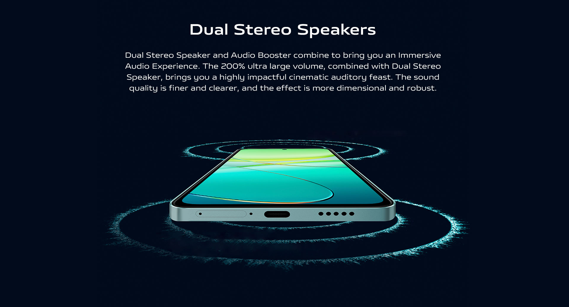 Dual Stereo Speakers