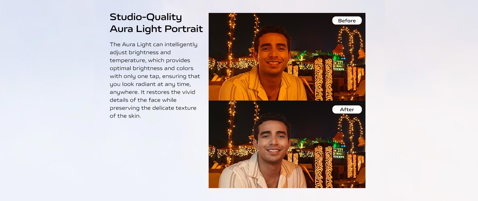 Studio-Quality Aura Light Portrait