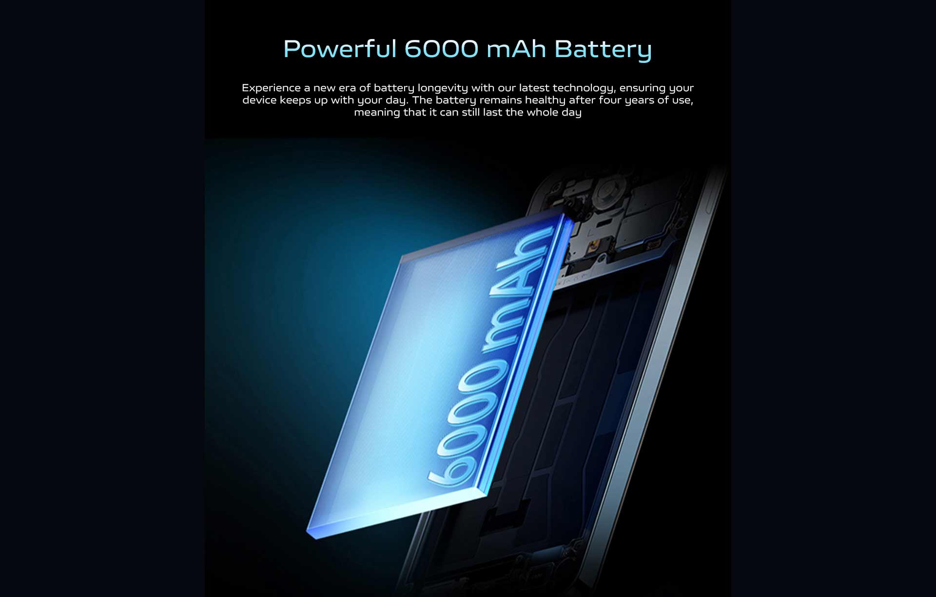 6000 mAh Battery