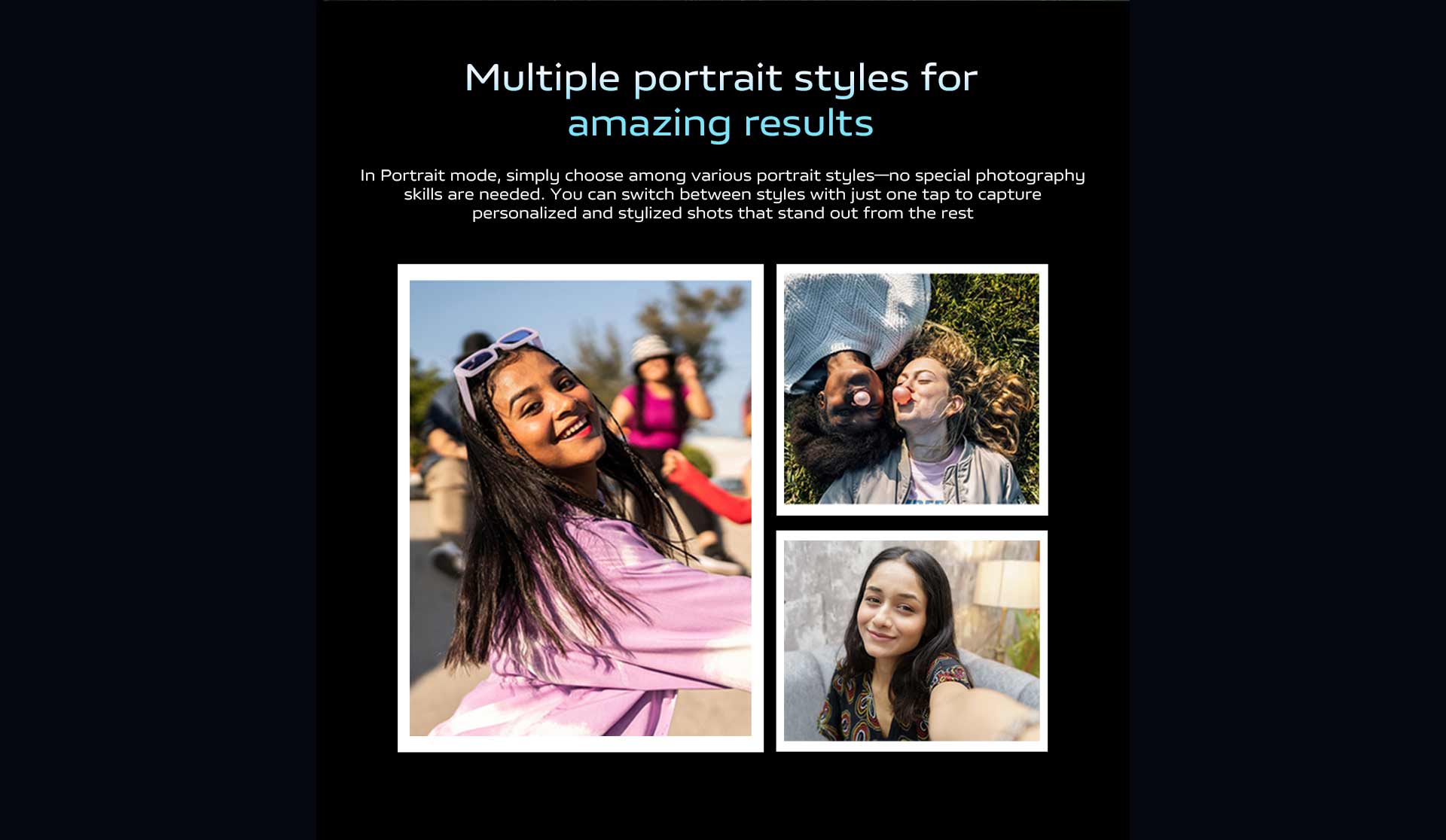 Multiple Portrait styles