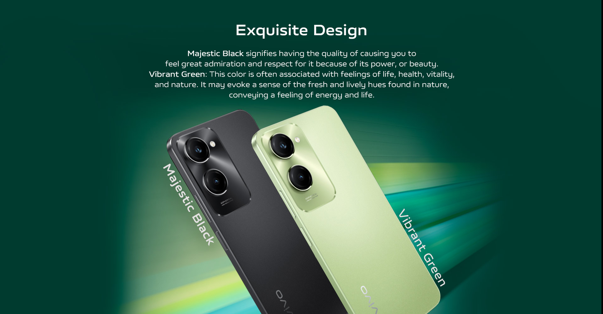 Majestic Black | Vibrant Green