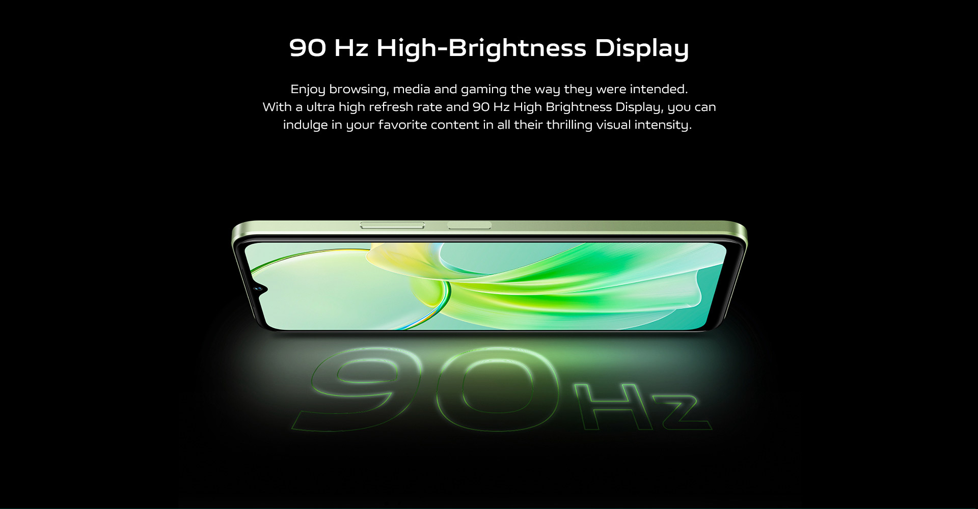 90 Hz High-Brightness Display
