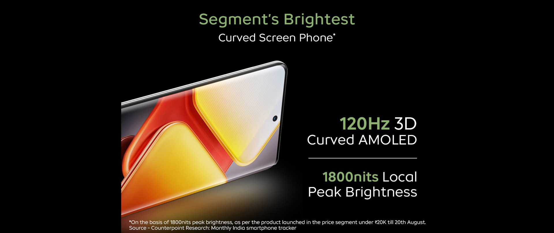Segment's Brightest Curved Screen Phone*