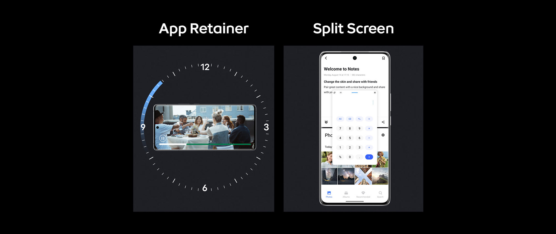 App Retainer Split Screen