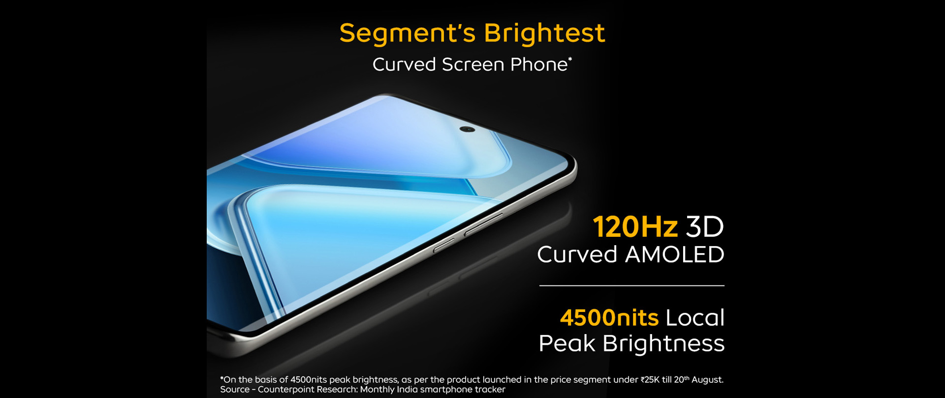 Segment's Brightest Curved Screen Phone*
