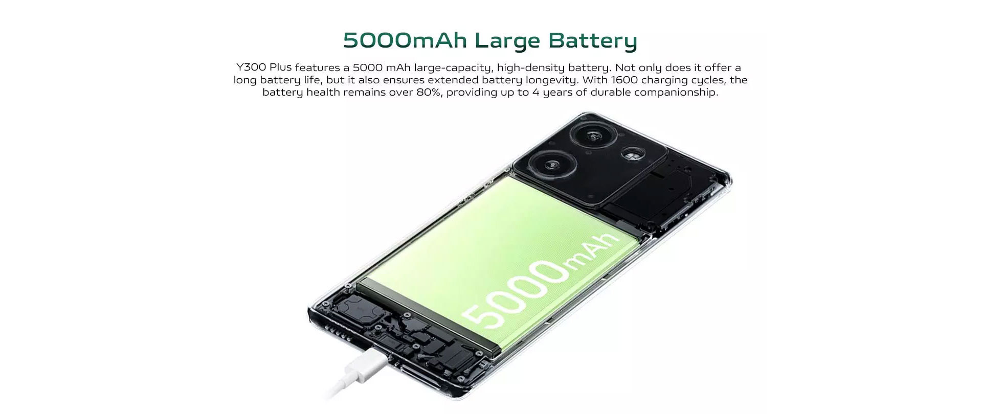 5000mAh Large Battery