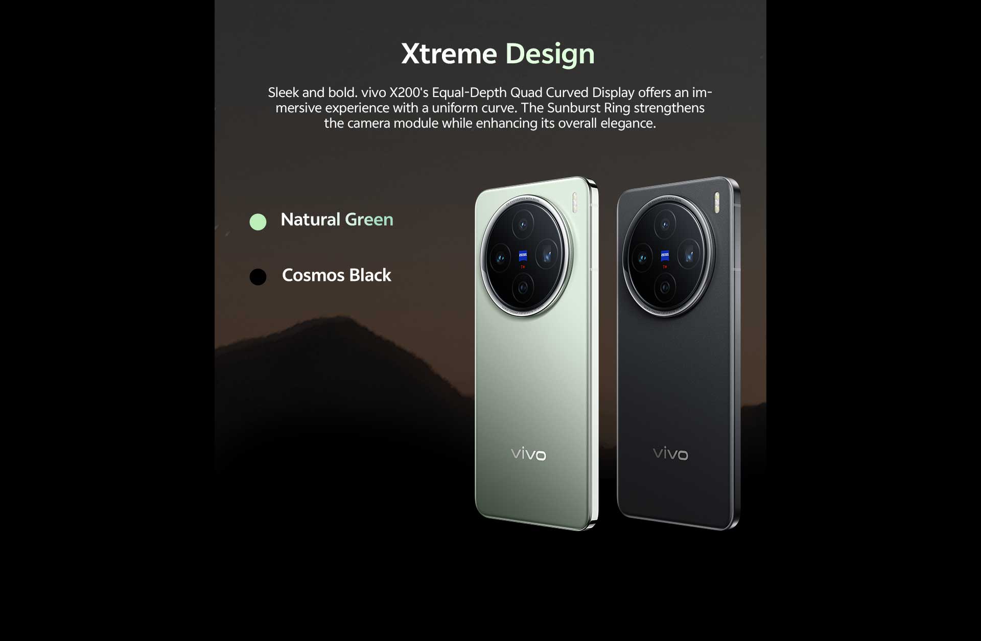 Natural Green | Cosmos Black