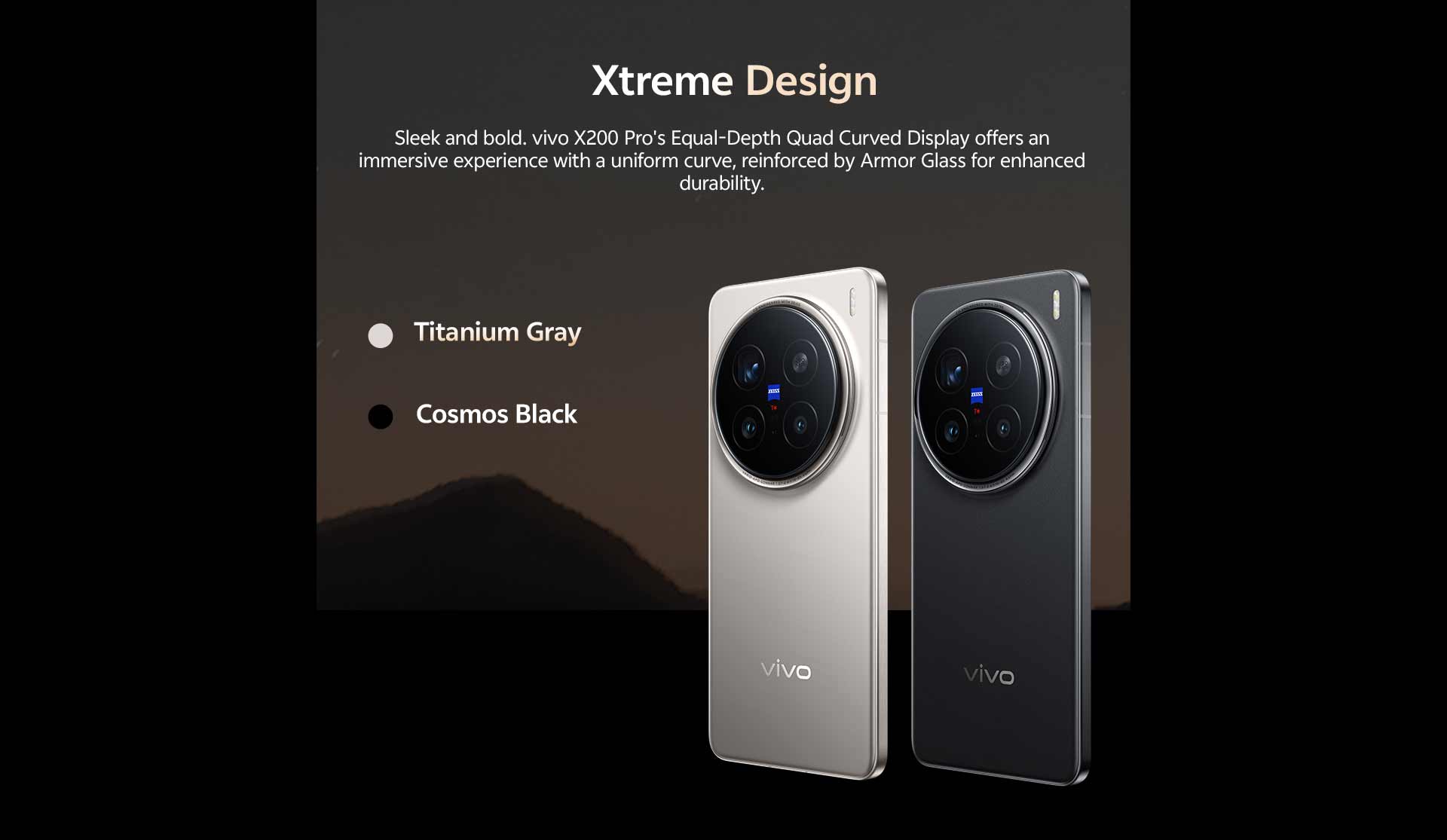 Titanium Grey | Cosmos Black