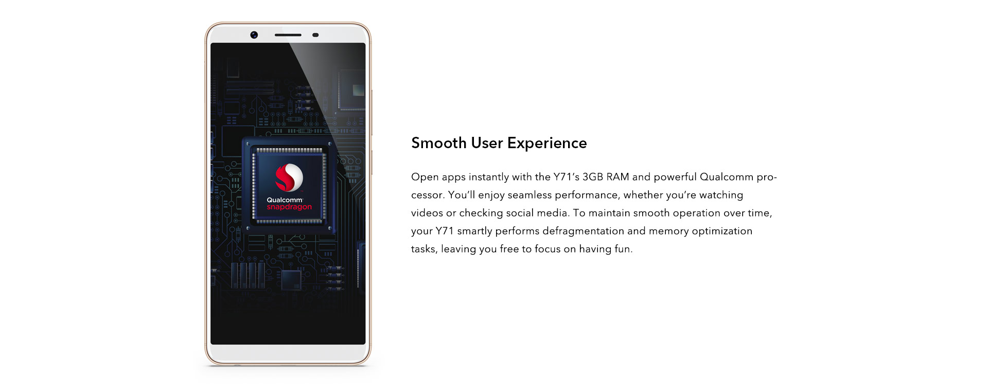Buy Vivo Y71 3gb Smartphone Onlin Y71 Price Specs Features