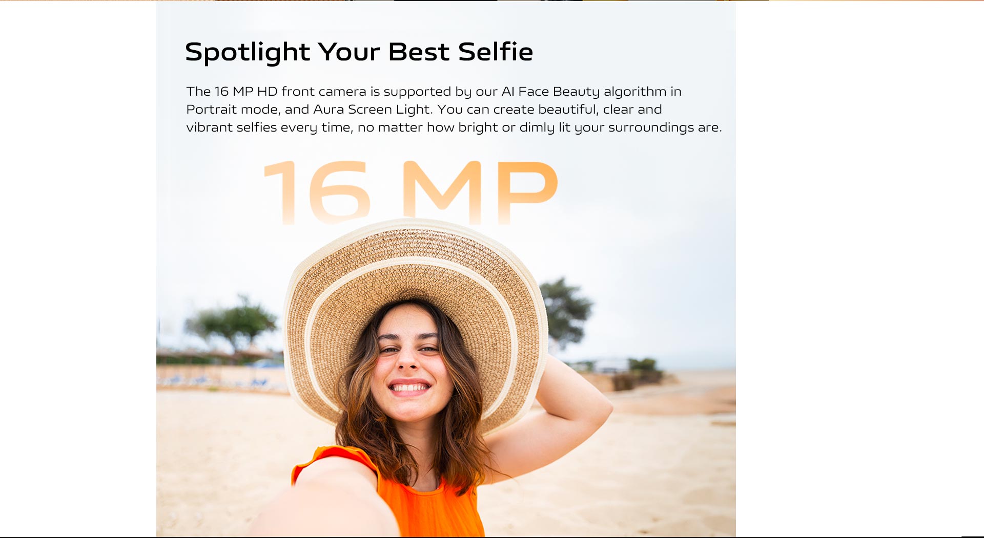 16 MP HD front Camera
