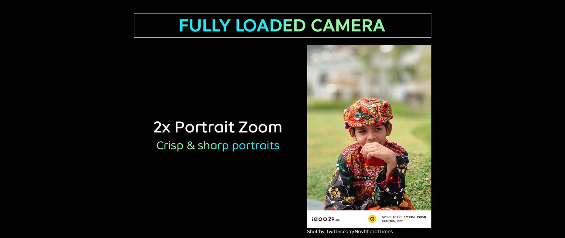 2x Portrait Zoom Crisp & sharp portraits