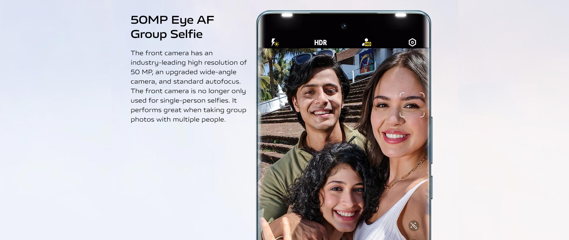 50MP Eye AF Group Selfie