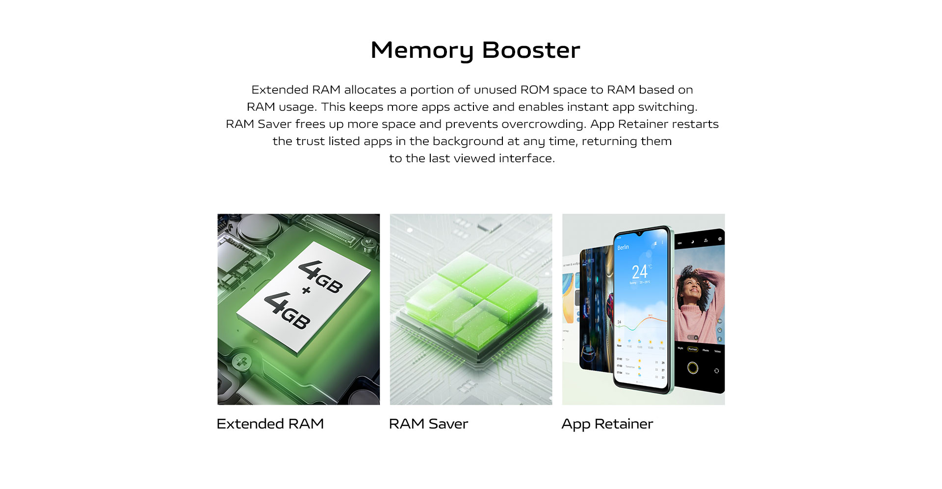 4 GB + 4 GB Extended RAM