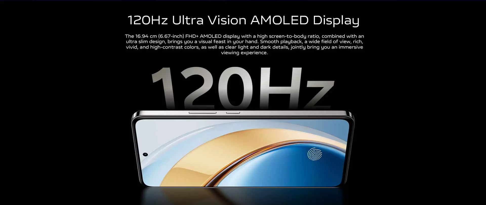 120Hz Ultra Vision AMOLED Display