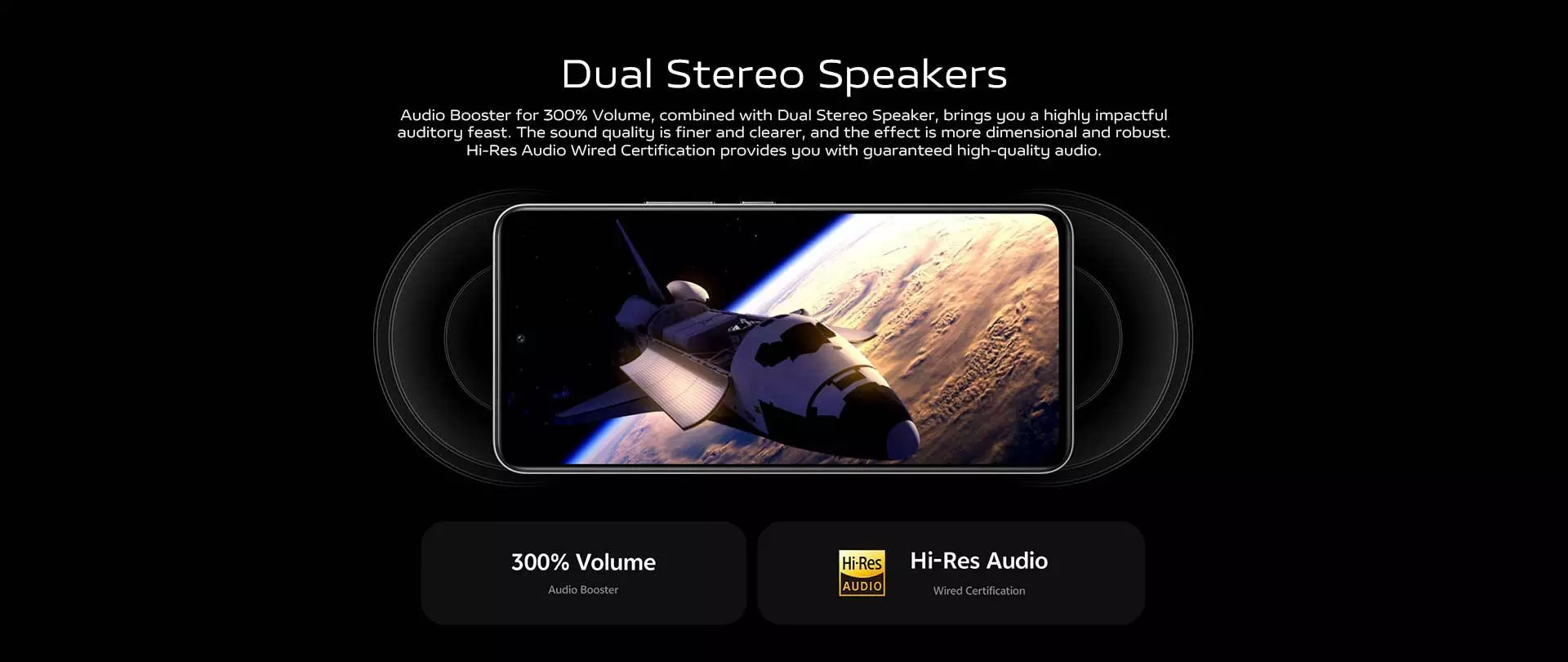 Dual Stereo Speakers