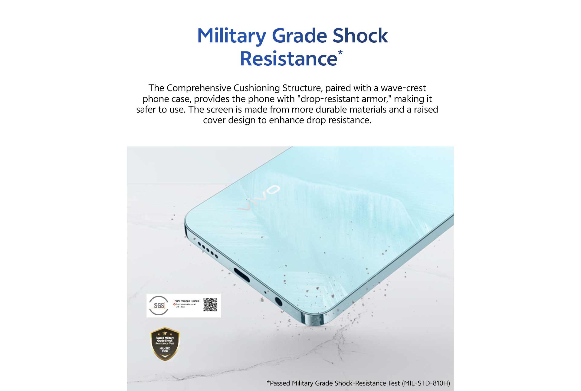 Military Grade Shock Resistance*