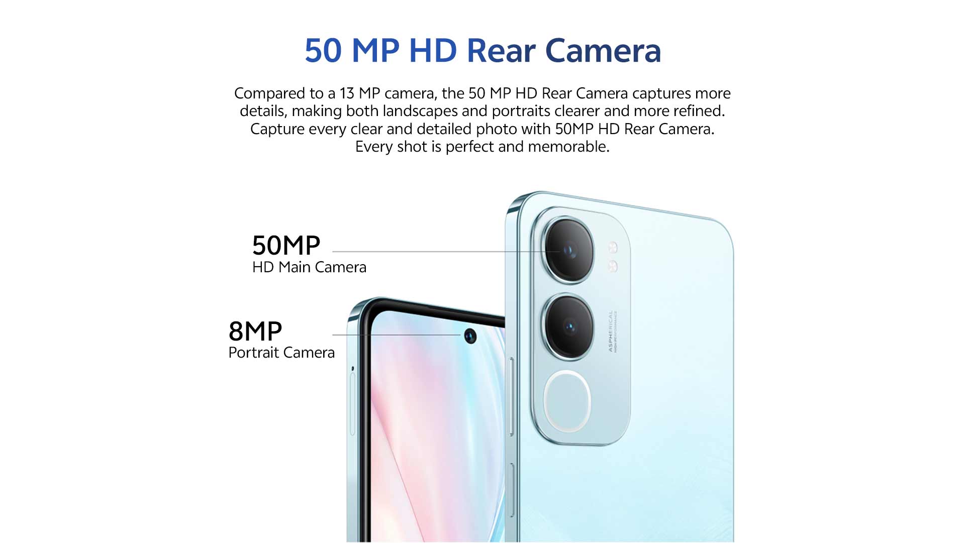 50 MP HD Rear Camera