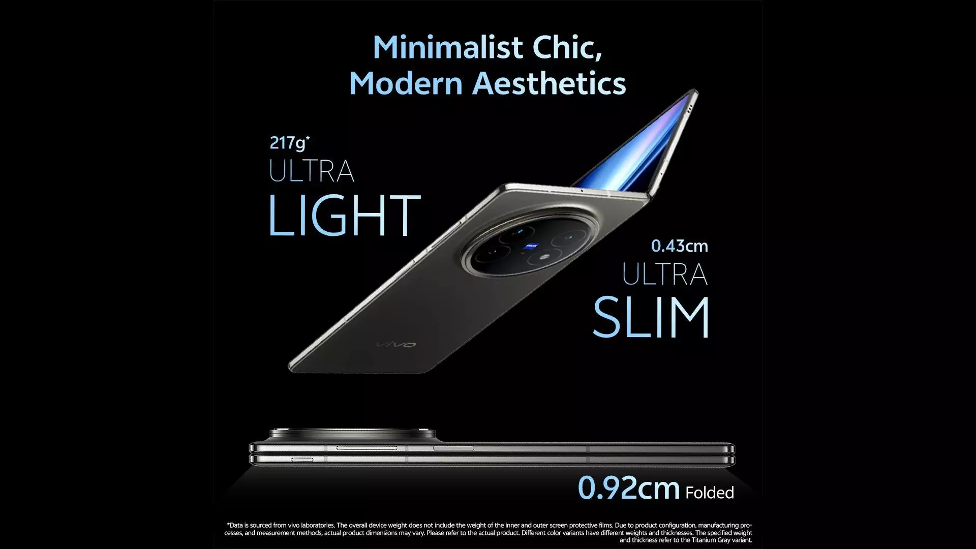 Vivo X Fold 5 5G Dual SIM 512GB, 16GB RAM Phone (Snapdragon 8 Gen 3) - Global Version 1