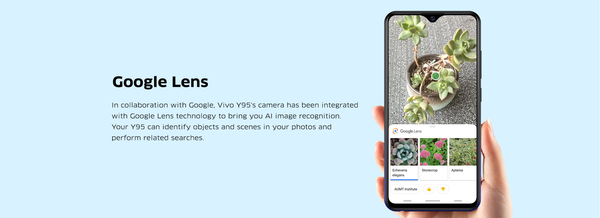 Vivo Y95 Features – Google Lens